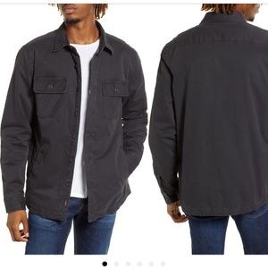 Mens Stretch blanket lined CPO Faherty shacket, new with tags in box